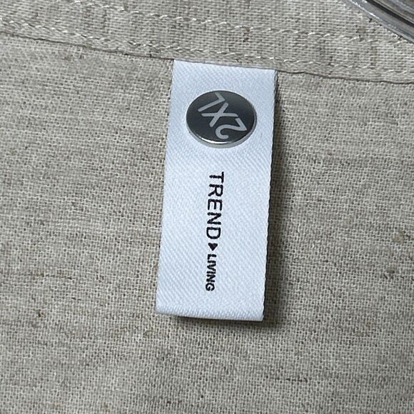 Trend Living Linen Blend Women’s 2XL Button Down Blouse - Picture 2 of 7